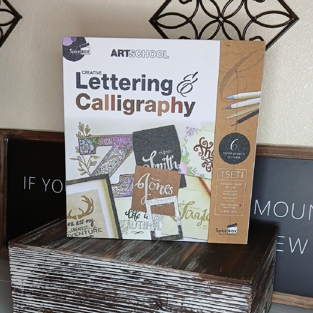 Artschool Creative Lettering and Calligraphy Set--READ